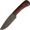 Winkler Knives II Hunting Maple Wood Handle Fixed Drop Blade Knife + Sheath 014