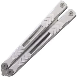 Revo Nexus Balisong Gray Aluminum 154CM Stainless Butterfly Knife NXSBBSL -Knives = the best. 02 d845d50e 1c67 4caa ab7e 009b1778fdee