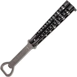 Boker Magnum Balisong Bottle Opener Stainless Black Aluminum Handles - M09SC011