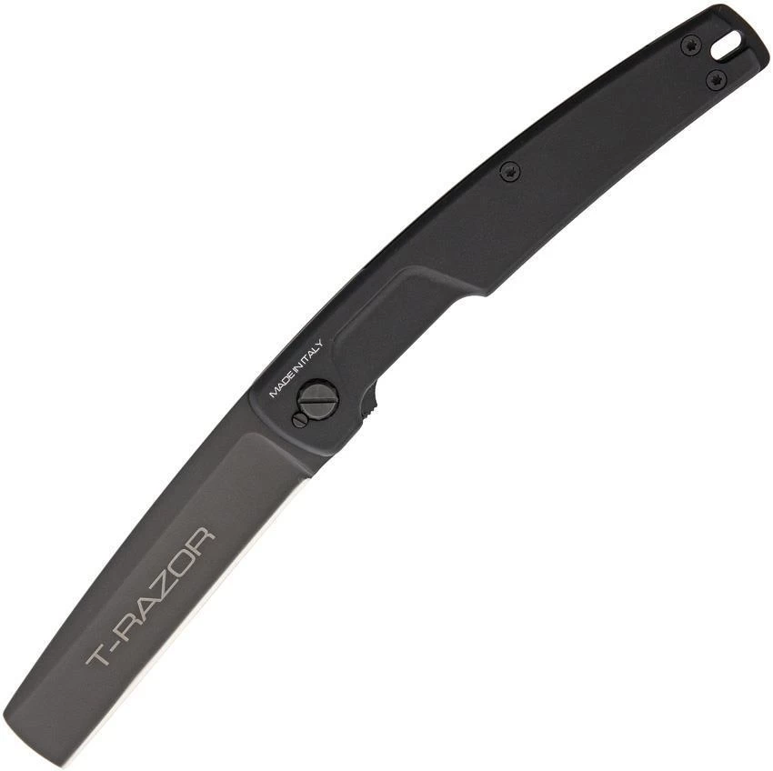 Extrema Ratio T Razor Linerlock Black Aluminum Handle Bohler N690 Steel 1000138 3 Extrema Ratio T Razor Linerlock Black Aluminum Handle Bohler N690 Steel 1000138