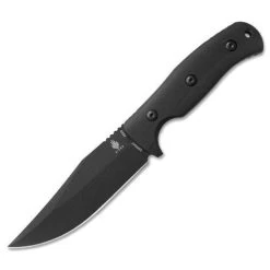 KIZER Little River Bowie By: Dirk Pinkerton Black G10 1095 Fixed Blade Knife 1029
