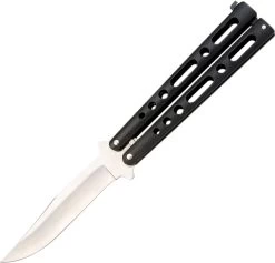 Bear & Son 9" Black Handle Butterfly Folding Knife - Flipping - 117b -Knives = the best. 117b 5fb82231 52b5 48d9 b65c df4b1c8d3414