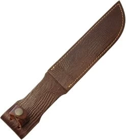 Other 7" Fixed Blade Knife Leather Belt Sheath Lizard Pattern 1183