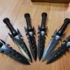 Renegade Tactical Set Of 6 Skull Throwers Black 4.25" With Blade Leg Or Arm Sheath - 125 2 Renegade Tactical Set Of 6 Skull Throwers Black 4.25" With Blade Leg Or Arm Sheath - 125 -Knives = the best. 125