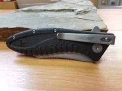 Kershaw Grinder Black Linerlock Assisted Open Folding Pocket Knife 1319 -Knives = the best. 1319c