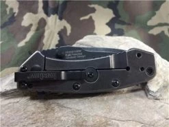 Kershaw Cryo Blackwash Framelock G10 Assisted A/O Flipper Folding Knife 1555G10BW -Knives = the best. 1555g10bw4