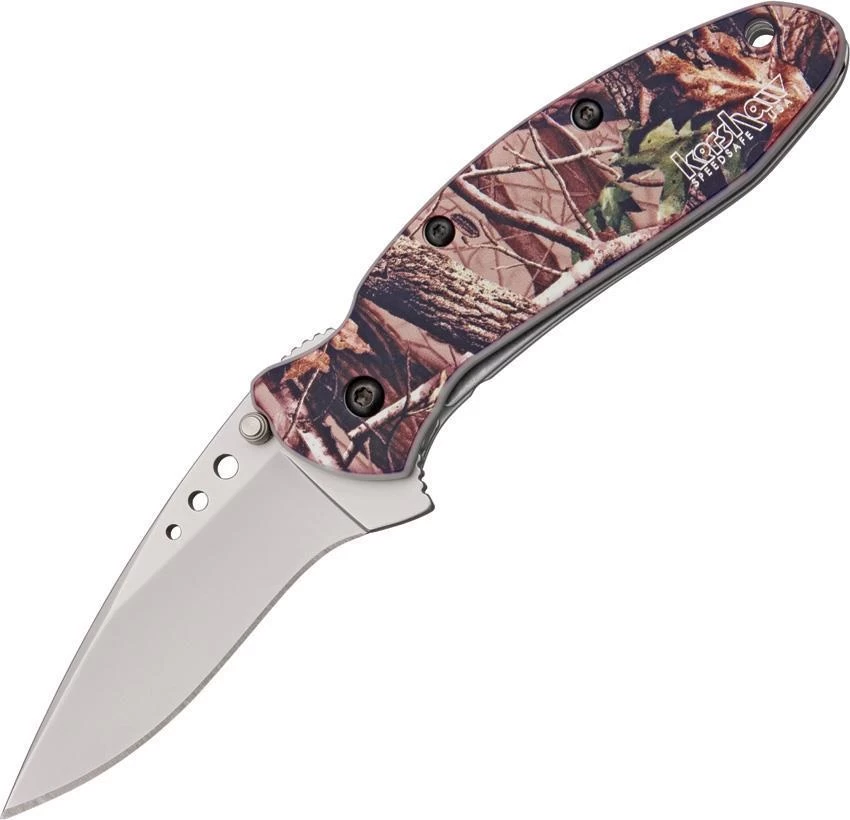 Kershaw Scallion Camo Linerlock A/O Blade RealTree Hardwoods Folding Knife 1620C 5 Kershaw Scallion Camo Linerlock A/O Blade RealTree Hardwoods Folding Knife 1620C - Image 3
