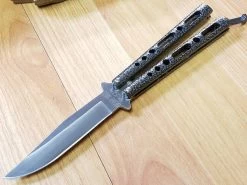 Bear & Son 9" Black And Silver Handle Butterfly Folding Knife - Flipping - 117s -Knives = the best. 17b c4037466 bff1 4ee2 b9b6 71837aac2a8e