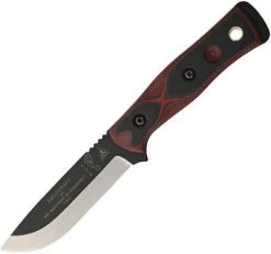 TOPS Fieldcraft BOB Fixed Hunter Blade Red & Black Handle Knife W/ Sheath BROSRB -Knives = the best. 1 411fd582 3d82 4061 859b 9f858a821a36