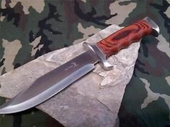 Elk Ridge Hunting Bowie 12.5" Knife W/ Wood Handle - 012 8 Elk Ridge Hunting Bowie 12.5" Knife W/ Wood Handle - 012 -Knives = the best. 1 534a1a16 3935 4472 8e79 5191465136f9