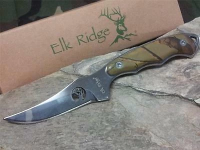 Elk Ridge Camo Fixed Blade 7" Knife 059CA 5 Elk Ridge Camo Fixed Blade 7" Knife 059CA - Image 3