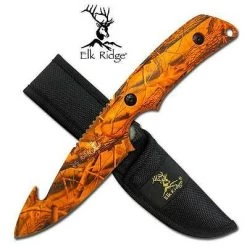 Elk Ridge Guthook Hunter Orange Camo Skinner Knife - 116OC -Knives = the best. 1 841630e4 d00b 4636 b604 e13a447fd097