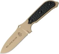 TOPS Mil-Spie 3 Elite Fixed Hunter Pt Coyote Tan Blade Black Knife MIL3ELITEBLM -Knives = the best. 1 a2c8bb47 e871 44e3 9a9b 6aecfde12b43