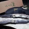 Elk Ridge Camo 2Pc Hunting Knife Set 8" Fixed & Folder 045ca