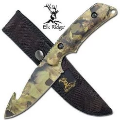 Elk Ridge Guthook Hunter Green Camo 8" Skinner Knife - 116 7 Elk Ridge Guthook Hunter Green Camo 8" Skinner Knife - 116 -Knives = the best. 1 c81ad1ad 9add 48ff b250 dd6fe0142605