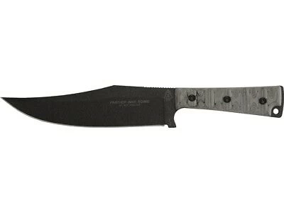 TOPS Prather War Bowie Fixed Black Blade Gray Rocky Mountain Handle Knife PWB01 4 TOPS Prather War Bowie Fixed Black Blade Gray Rocky Mountain Handle Knife PWB01 - Image 2