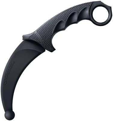 Cold Steel Karambit Trainer Black Rubber One Piece Fixed Training Knife 92R49 4 Cold Steel Karambit Trainer Black Rubber One Piece Fixed Training Knife 92R49 - Image 2