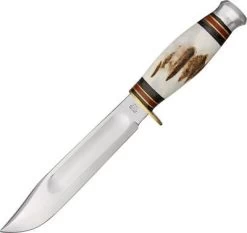 J. Adams Sheffield England Carbon Steel Stag Handle Fixed Bowie Knife SHE002 -Knives = the best. 1 dc518c0f c423 4138 8a7c 28f1a3e138b5
