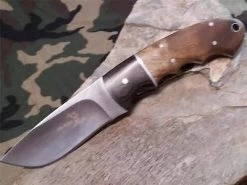 Elk Ridge Fixed Blade Burlwood & Black 8" Knife 128 -Knives = the best. 1 e3ea50de bc6a 463a ae8d a55845a1bb87