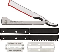 Dovo Shavette Straight Folding Shaving Razor 201087