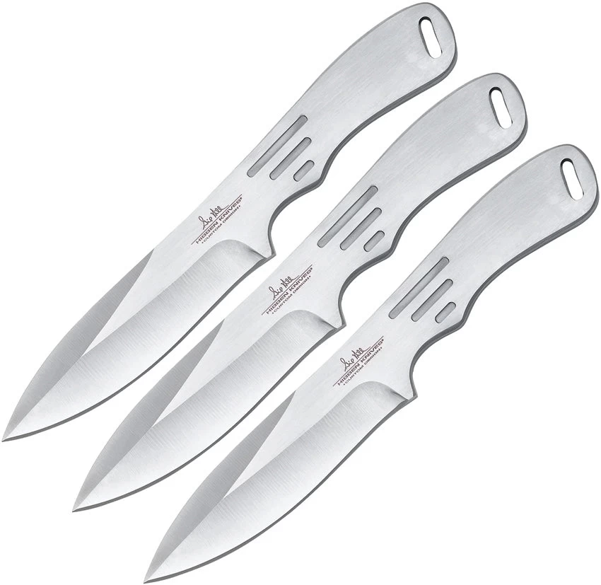 GIL HIBBEN Large Thrower Triple 3pc Set Throwing Knives With Nylon Sheath 2011 4 GIL HIBBEN Large Thrower Triple 3pc Set Throwing Knives With Nylon Sheath 2011 - Image 2
