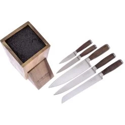Hen & Rooster 5pc Wood Handle Kitchen Knife Set W/ Storage Block I063 -Knives = the best. 2 2325cff5 21dd 45d2 95e4 911900df4a32