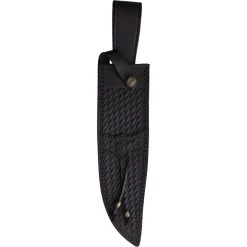 Marbles Damascus Stacked Leather Bowie + Sheath 586 -Knives = the best. 2 9ca47db2 8922 41c8 ad20 f4f4e6f3c02f