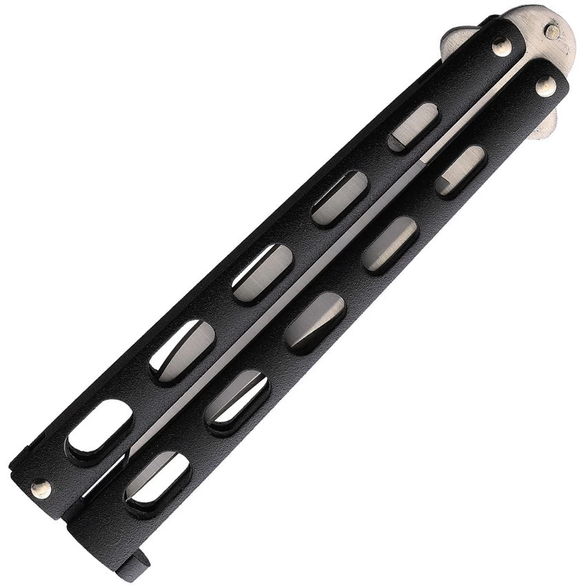 Bear & Son 30th Anniversary 9.25" Black Butterfly Balisong Knife Ann114b 4 Bear & Son 30th Anniversary 9.25" Black Butterfly Balisong Knife Ann114b - Image 2