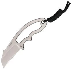 Hogue EX-F03 Fixed Blade Stainless Hawkbill One Piece Neck Knife W/ Sheath 35360