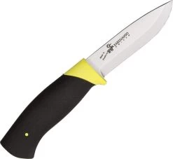 Karesuando Kniven Hunting Black & Yellow Handle Stainless 12C27 Fixed Knife 3577