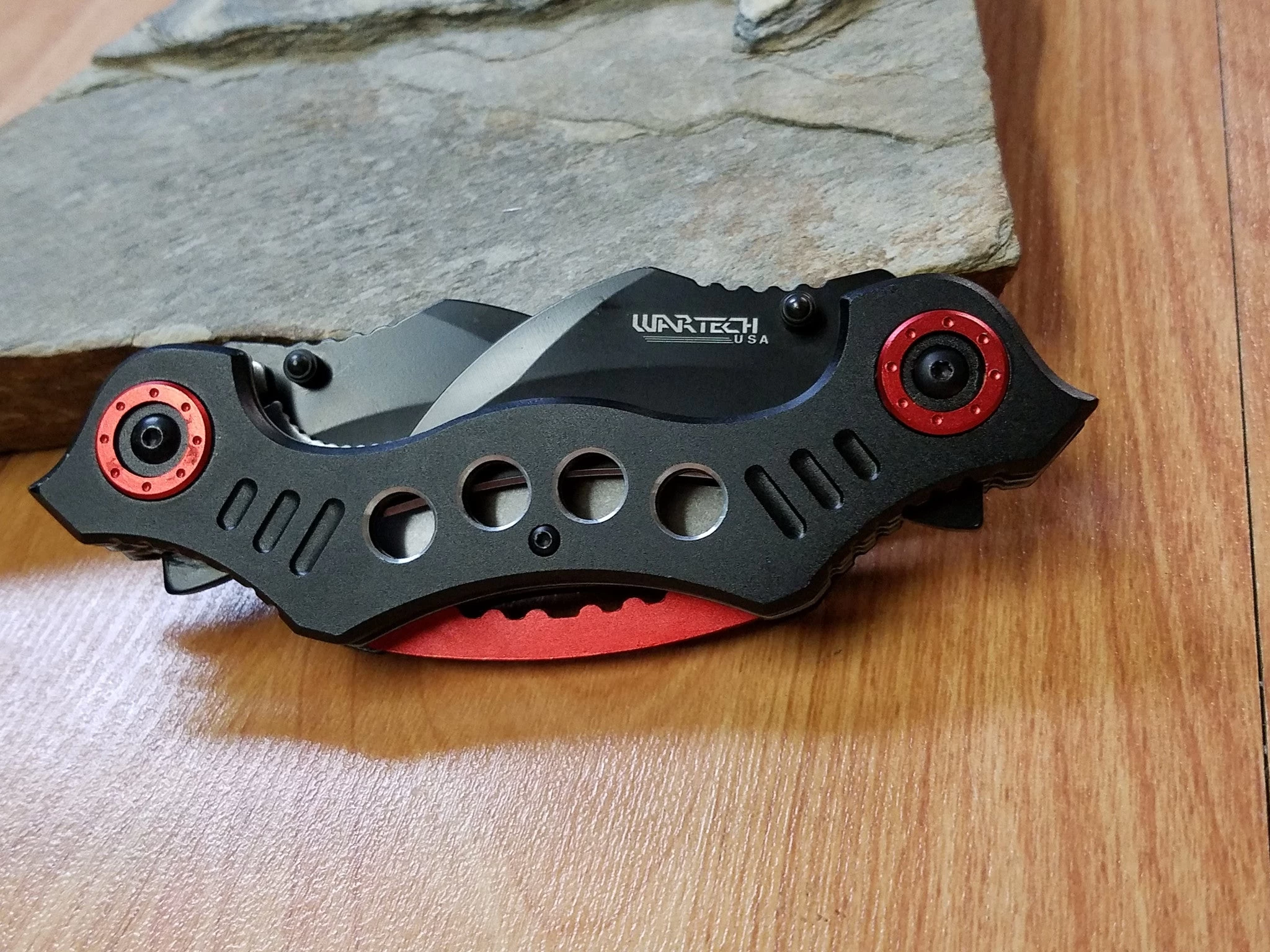 Dual Blade Black And Red Hawkbill Karambit Pocket Knife - 3645bk 5 Dual Blade Black And Red Hawkbill Karambit Pocket Knife - 3645bk - Image 3