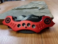 Dual Blade Red And Black Hawkbill Karambit Pocket Knife - 3645rd -Knives = the best. 3645b d30e3e64 cc65 4014 8190 5e9e5aee4faf