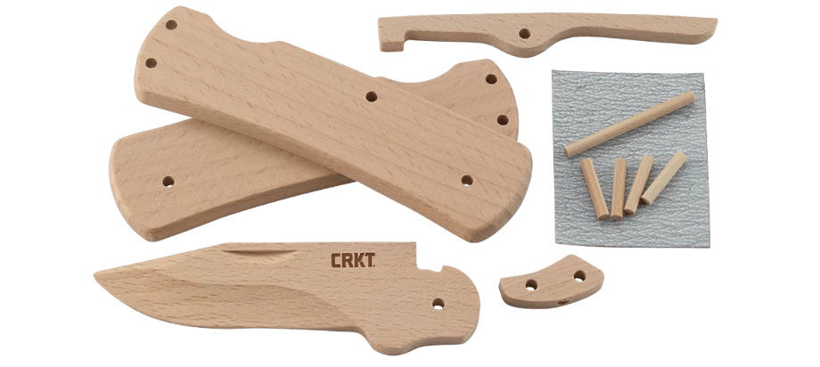 CRKT Nathans Wood Folding Knife Kit 1032 6 CRKT Nathans Wood Folding Knife Kit 1032 - Image 4