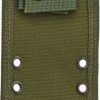 ESEE Model 3 & 4 Fixed Blade Knife MOLLE Back OD Green Condura Belt Sheath 42MBOD -Knives = the best. 42MBOD
