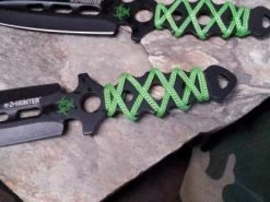 Z Hunter Zombie Triple Knife 3 PC Throwing Set 7.5" Green & Black - 0753 -Knives = the best. 51 30a3e1d7 6435 461d 8962 cd61de0d06d0