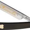 Dovo Black Straight Folding Shaving Razor Carbon Steel Blade 558130 -Knives = the best. 558130