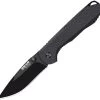 Bear Edge Knives Linerlock A/O Black Finish Folding Blade G10 Handle Knife 61101