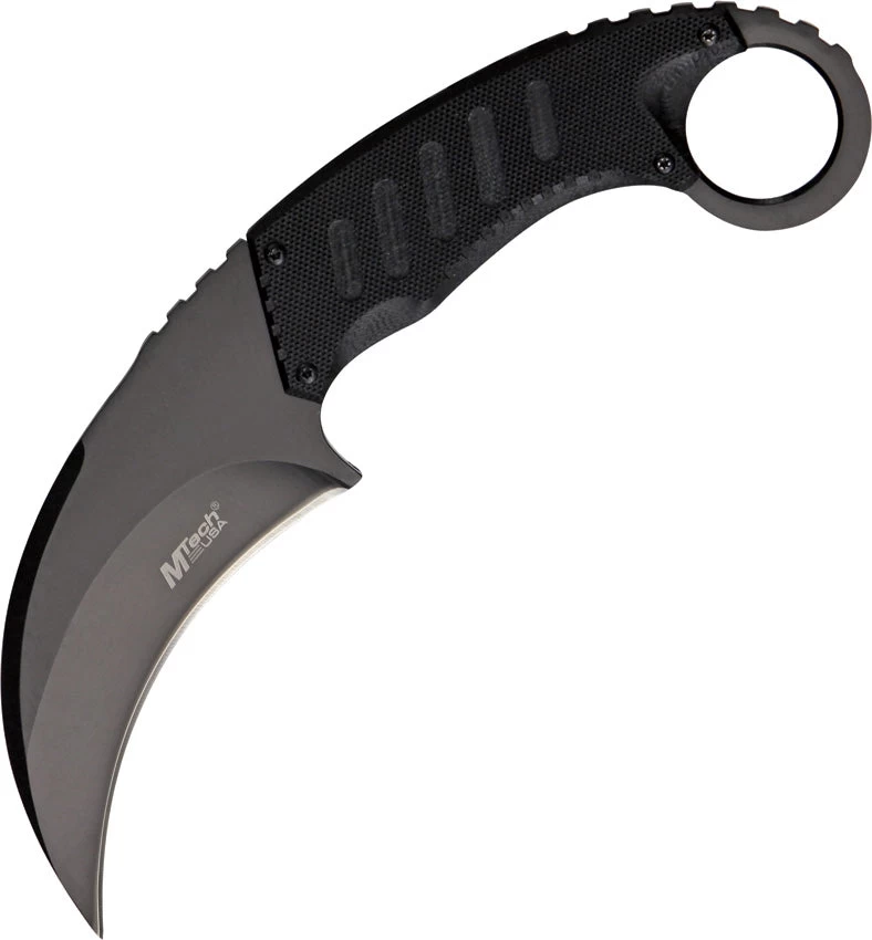 MTech Stainless Black G-10 Tactical Karambit Fixed Blade Neck Knife 665BK 2 MTech Stainless Black G-10 Tactical Karambit Fixed Blade Neck Knife 665BK