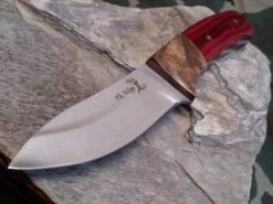 Elk Ridge Fixed Blade 8.5" Knife W/ Burlwood & Pakka Handle 130 10 Elk Ridge Fixed Blade 8.5" Knife W/ Burlwood & Pakka Handle 130 -Knives = the best. 6 f3384f19 0ac5 4784 b7a2 ed896e947f74