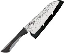 Kershaw 7" Fixed High Carbon Blade Black & Gray Kitchen Luna Santoku Knife 7064 5 Kershaw 7" Fixed High Carbon Blade Black & Gray Kitchen Luna Santoku Knife 7064 -Knives = the best. 7064