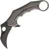 WE KNIFE 8" GRAY Karambit Hawkbill Flipper Folding Pocket Knife - 708C