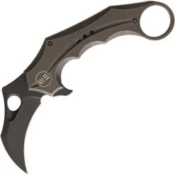 WE KNIFE Bronze Karambit Hawkbill Flipper Folding Pocket Knife - 708E