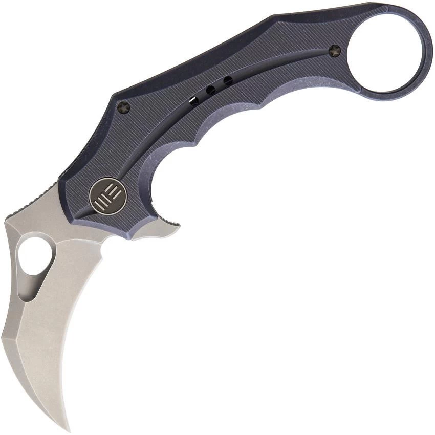 WE KNIFE 8" BLUE Karambit Hawkbill Flipper Folding Pocket Knife - 708B 3 WE KNIFE 8" BLUE Karambit Hawkbill Flipper Folding Pocket Knife - 708B