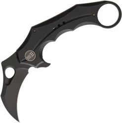 WE KNIFE 8" Black Karambit Hawkbill Flipper Folding Pocket Knife - 708G