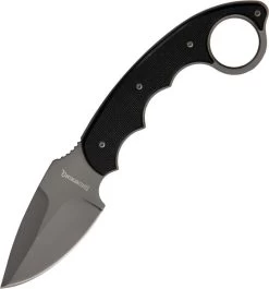 Browning Wild Child Tactical Black Handle Fixed Drop Pt Blade Karambit Knife 727