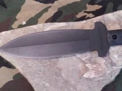 Cold Steel Shanghai Shadow Double Edge Fighting Knife W/Sheath - 80PSSK -Knives = the best. 80pssk2