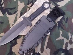 Cold Steel Shanghai Shadow Double Edge Fighting Knife W/Sheath - 80PSSK -Knives = the best. 80pssk4