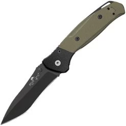 Bear Ops Bear Swipe Linerlock A/O Green G10 Black 14C28N Stainless Knife A400B4B