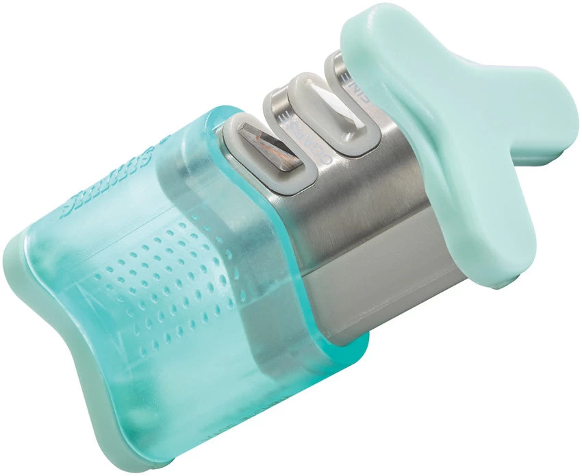 Smith's Sharpeners Teal Slide Sharp 2 Coarse & Fine Knife Sharpener 51136 3 Smith's Sharpeners Teal Slide Sharp 2 Coarse & Fine Knife Sharpener 51136