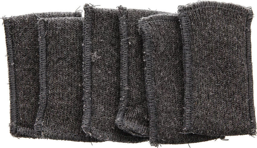 Sack Ups 6 Pack Of Gray 3" Knife Protector Pouches AC804 3 Sack Ups 6 Pack Of Gray 3" Knife Protector Pouches AC804